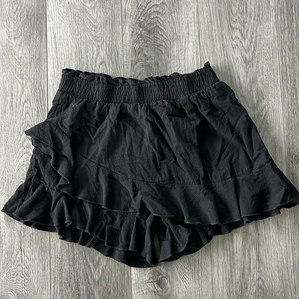 Tiered ruffle skort